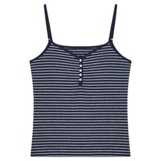 MIXXO 女款條紋鈕扣背心T恤 MIWHNG719A