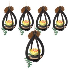 minhwashop 黏土多肉植物 S260009B+UDOCL0010, 水滴, 5個