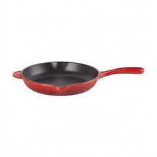 LE CREUSET 琺瑯鑄鐵單柄圓煎盤 櫻桃紅, 1個, 20cm