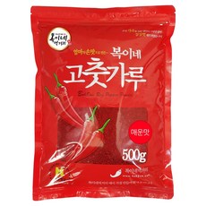 고춧가루 매운맛 찜용 일반, 500g, 1個