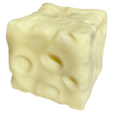 Hugoing 起司脆脆史萊姆 6cm, 單一顏色, 100g, 1個