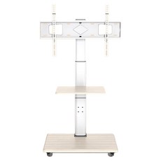 It's Present 移動式帶輪單層架電視立架 白色 26~70吋, 1個, TP-05G-PF