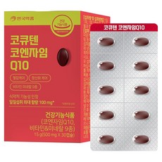 Ahngook pharm 安國藥品 輔酶Q10 輔酶Q10 15g, 1個, 30錠