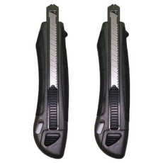 반텍스 SK5 오토락 컴포트 커터칼 9mm, 블랙, 2개