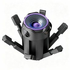 Seekis 可折疊六支架除臭殺菌速熱烘鞋器 110V, 高級黑, 單一商品