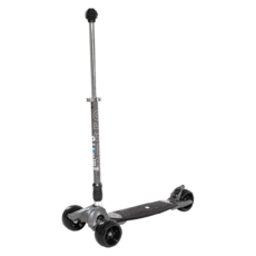 micro scooters Kickboard Monster 2in1 三輪旗艦大腳寬輪滑板車 手把可替換T把/球頭 12歲以上適用, 火山灰, 1個