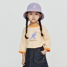 캉골키즈 아동용 빅 로고 3 4 슬리브 티셔츠 PC 0701