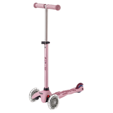 micro scooters MINI DELUXE ROCK&GO LED 6合1兒童滑板車 1~6歲適用, 粉色, 1個