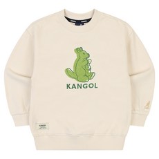 캉골키즈 아동용 부클 로고 포인트 스웨트셔츠 PD 0005