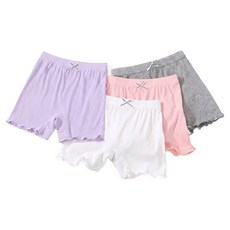 Kids Day 小荷葉邊安全褲4件套組