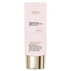 TRUU 高水感亮顏校色防曬乳 SPF50+ 粉色, 1件, 50ml