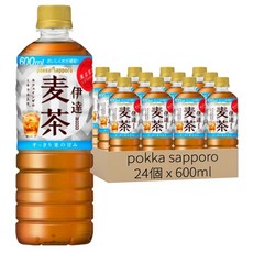 pokka sapporo 無糖日本伊達麥茶, 24個, 600ml