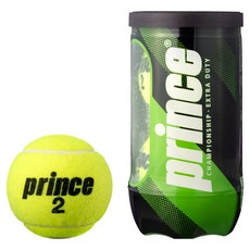 prince 冠軍罐裝球 2入, 黃色, 1個