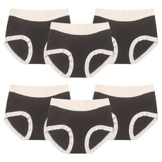 알뜰공식 여성용 투톤 모달 팬티 6p