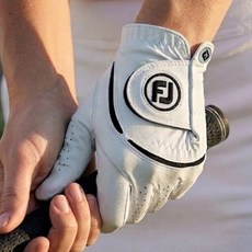 FootJoy 女性用 Acushnet Korea 高爾夫手套 右手用 2入, 白色, 1個