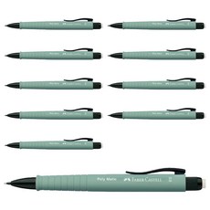 FABER-CASTELL 輝柏 Poly 自動鉛筆 薄荷綠 2328, 10個, 0.5mm