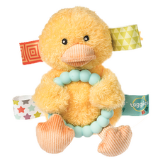 TaGgies Taggies 安撫玩偶 鴨子搖鈴, Warm Yellow, 1個