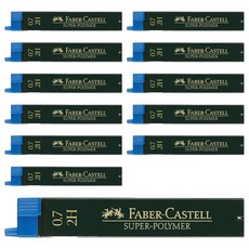 FABER-CASTELL 輝柏 Super Polymer 自動鉛筆筆芯 2H, 0.7mm, 12個