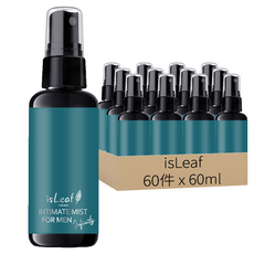 isLeaf 男性私密醒肌抑菌噴霧 夏夜微醺, 60件, 60ml
