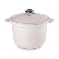 LE CREUSET 萬用窈窕鑄鐵鍋 + 鋼頭鍋蓋, 貝殼粉, 1個, 20cm