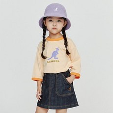 캉골키즈 아동용 빅 로고 3 4 슬리브 티셔츠 PC 0701