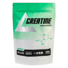 ALL IN 一水肌酸 無調味, 500g, 1個