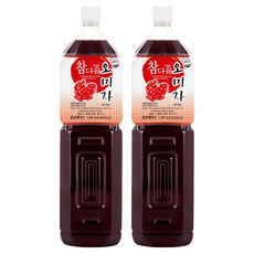 참다음 오미자 음료베이스, 2개, 1.5L