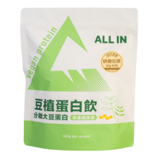 ALL IN 豆植蛋白 研磨豆漿, 500g, 1個