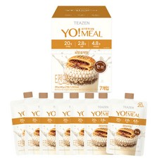 TEAZEN 茶禪 Yo! Meal膳食纖維蛋白粉隨身包 種子糖餅口味, 45g, 7包