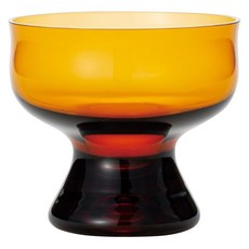 HIROTA GLASS 廣田硝子 昭和BYRON聖代杯 275ml, 琥珀色, 1個