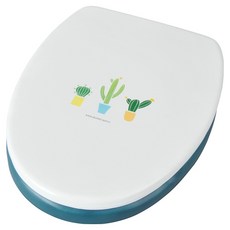 SamJeong CleanMaster 仙人掌馬桶蓋 O型, 綠色, 1個