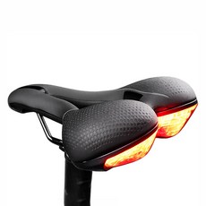 ESLNF 公路車 MTB 前置前列腺 高彈力減震 高彈性自行車緩衝座墊 輕量型, 黑色, 1個