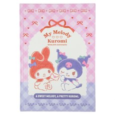 Sanrio 三麗鷗 My Melody 50th & Kuromi 20th 精裝筆記本 RD01406, 混和顏色, 1個