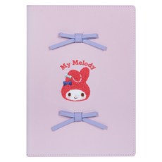 Sanrio 三麗鷗 My Melody 50th 皮質筆記本 RD01421, 混和顏色, 1個