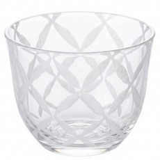 HIROTA GLASS 廣田硝子 大正浪漫冷茶杯 140ml, 格子, 1個