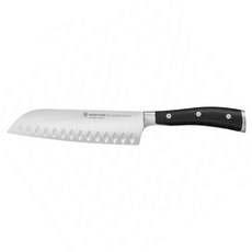 WUSTHOF 三叉 三德刀 CLASSIC IKON black, 黑色, 1個