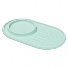 OXO tot 好吸力2-IN-1觸感學習餐盤, 薄荷綠, 餐盤, 1個