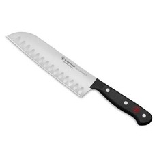 WUSTHOF 三叉 GOURMET 17cm 三德廚刀 德國製 日式 氣孔 黑色 1個