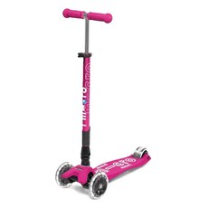 micro scooters Maxi DX 快速摺疊收納滑板車 LED, 金屬粉, 1個
