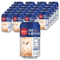 햇반 저당 구수한 파로 누룽지식혜, 24개, 340ml