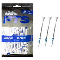 Pride Sports PTS高爾夫球釘 75入, 藍色木製球座 83mm 75入, 1個
