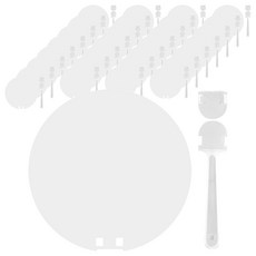Penmong DIY 繪畫扇子製作套組, 白色, 50套