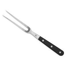 WUSTHOF 三叉 彎切肉叉 16cm, 黑色, 1個