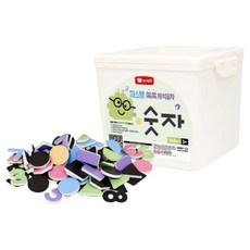 ariati 粉彩嵌入式磁性字母數字, 1個, 148件