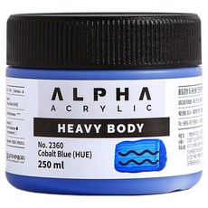 ALPHA COLOR 濃稠型壓克力顏料 單色 A 2360 Cobalt Blue (HUE), 2360 Cobalt Blue HUE
