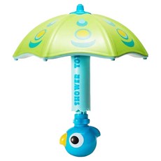 Joy Kids 幼兒沐浴玩具 旋轉貓頭鷹雨傘噴水槍, 綠色, 1個
