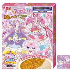 丸美屋 魔法使光之美少女 豬肉蔬菜甘口咖哩 附卡片, 145g, 1個