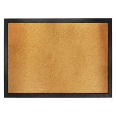 AFAMIC 艾法 新款迎賓刮泥蹭土可裁減仿椰棕玄關入戶防滑墊 80 x 50cm DD85S101, 椰棕色, 1個