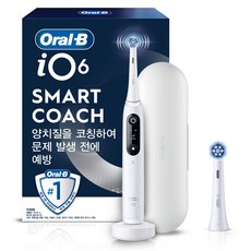 오랄비 iO6 전동칫솔, WHITE, 1개