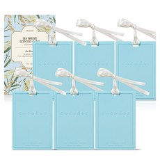 COCODOR 珂珂朵爾 固體卡片式衣櫃芳香劑 11克 x 6入, 藍色, 海風